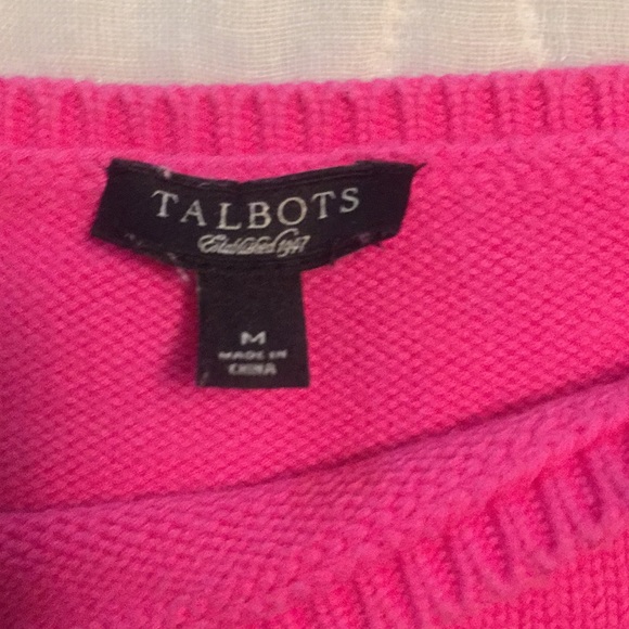 Talbots Sweater with 3/4 length sleeves - Picture 3 of 5